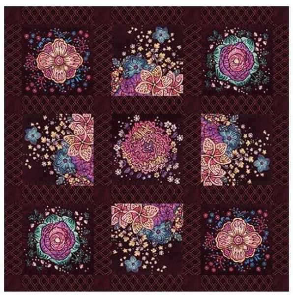 Anita Goodesign Big Blossom Quilt available in Canada at The Quilt Store