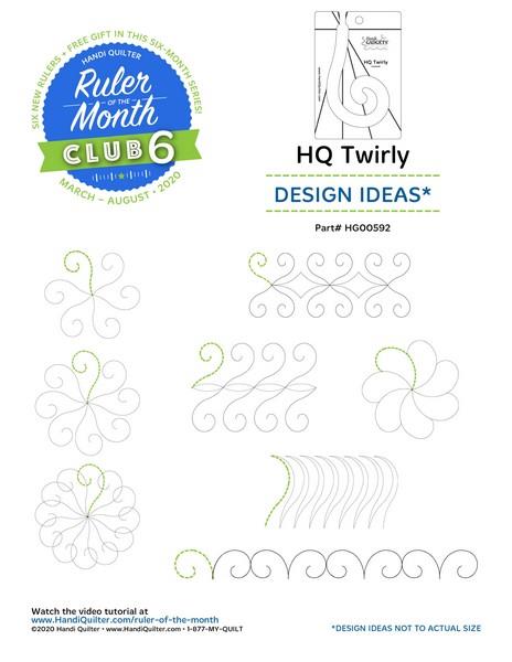 HQ Twirly Ruler available in Canada at The Quilt Store