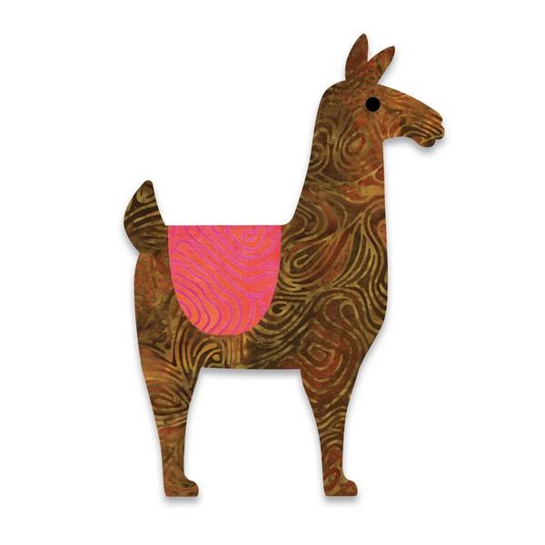 AccuQuilt GO! Llama Fabric Cutting Die available in Canada at The Quilt Store