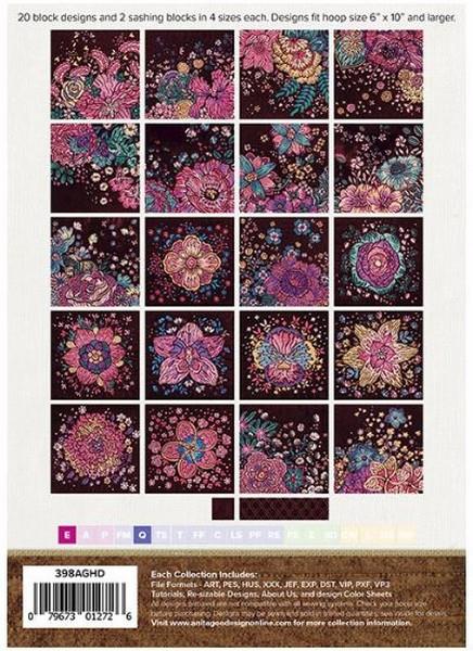 Anita Goodesign Big Blossom Quilt available in Canada at The Quilt Store
