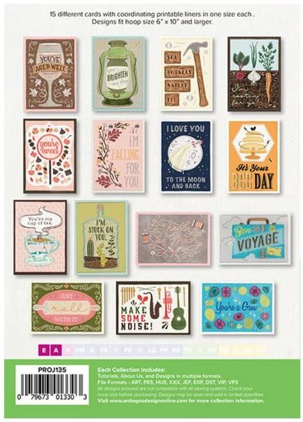 Anita Goodesign Contemporary Cards & Liners available in Canada at The Quilt Store