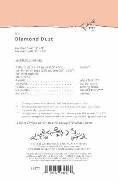 Diamond Dust Pattern by Lella Boutique available in Canada at The Quilt Store