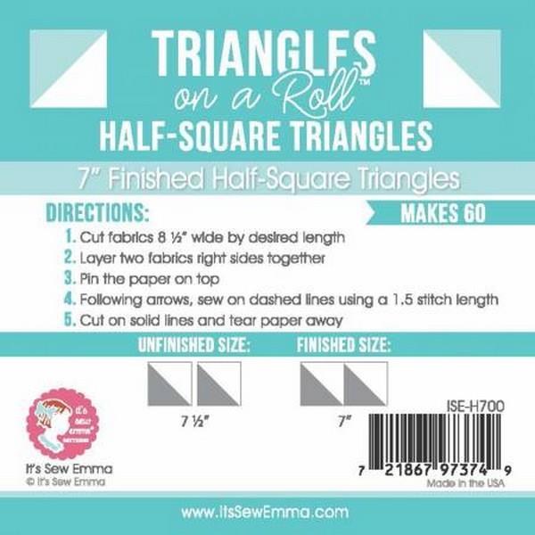 Triangles on a Roll - 7" HST available in Canada at The Quilt Store