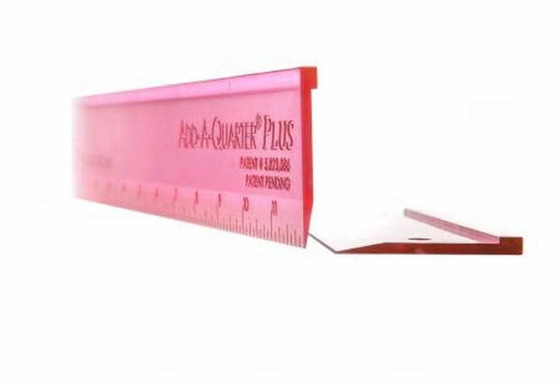 Add A-Quarter Plus 12" Ruler Pink available in Canada at The Quilt Store