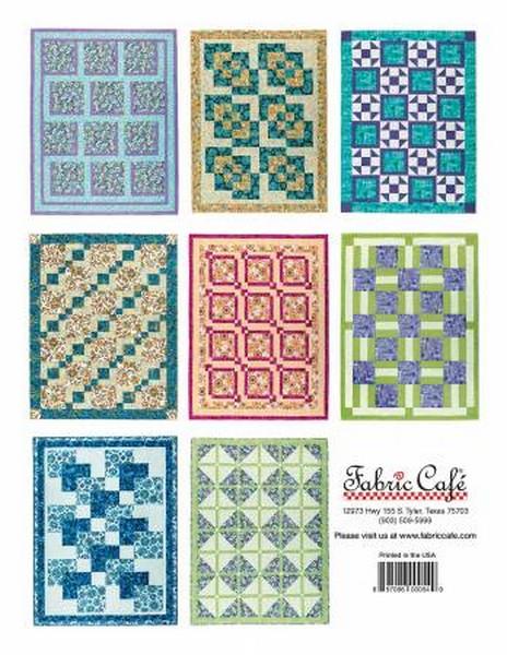 Pretty Darn Quick! 3-Yard Quilts by Donna Robertson from Fabric Cafe available in Canada at The Quilt Store