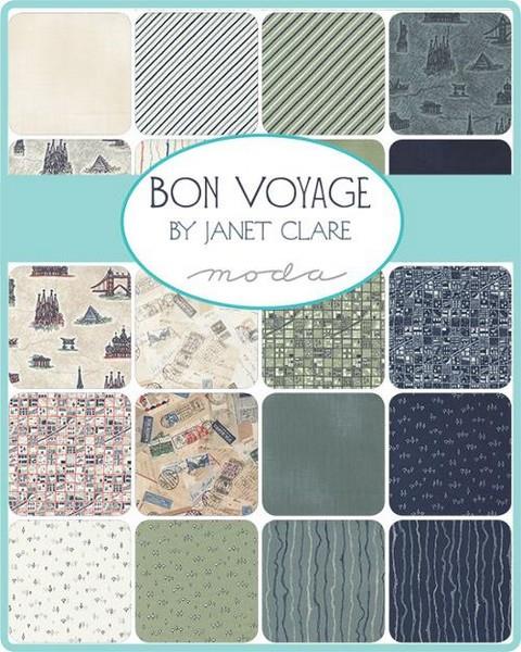 Bon Voyage Charm Pack by Janet Clare for Moda available in Canada at The Quilt Store