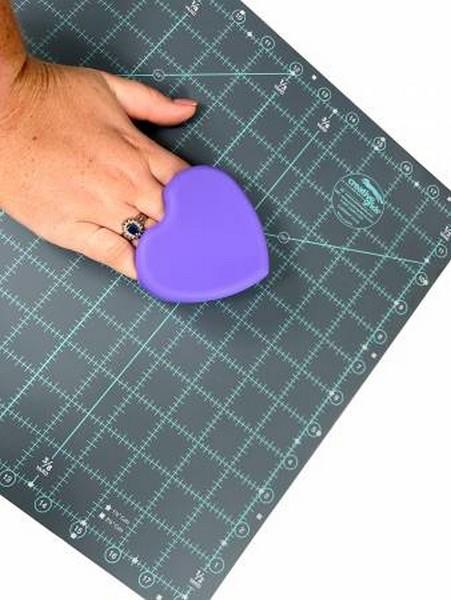 Heart Shaped Mat Cleaning Pad available in Canada at The Quilt Store