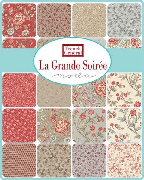 La Grande Soiree Layer Cake by French General available in Canada at The Quilt Store
