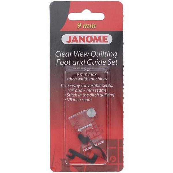 Janome Clear View Quilting Foot & Guide Set 9mm available in Canada at The Quilt Store