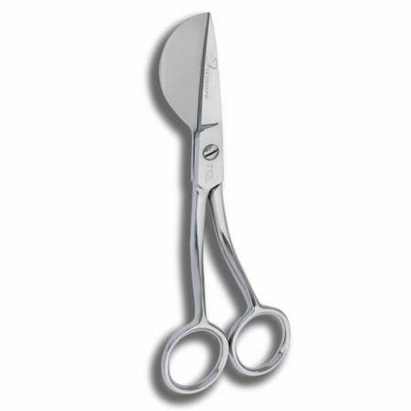 Famore 6" Left Hand Duckbill Applique Scissors available in Canada at The Quilt Store