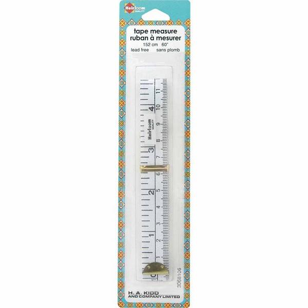 Heirloom Tape Measure 152 cm (60") available at The Quilt Store in Canada