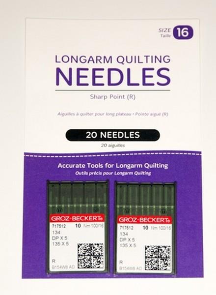 Longarm Needles 16/100 available at The Quilt Store