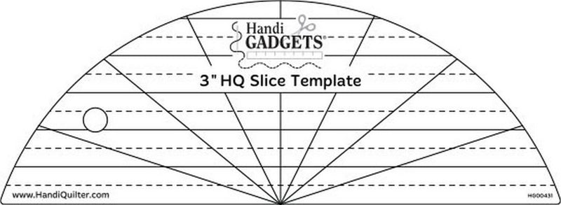 HandiQuilter 3" Slice Ruler available in Canada at The Quilt Store