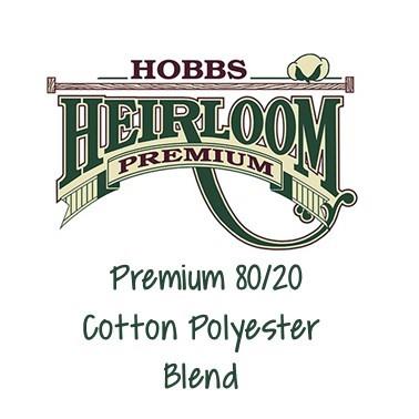Hobbs Heirloom Premium Cotton Blend Batting available at The Quilt Store