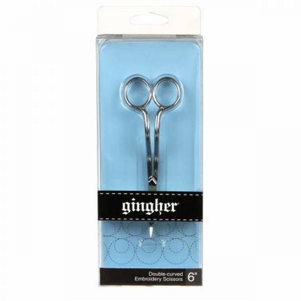 Gingher Double-curved Embroidery Scissors available in Canada at The Quilt Store