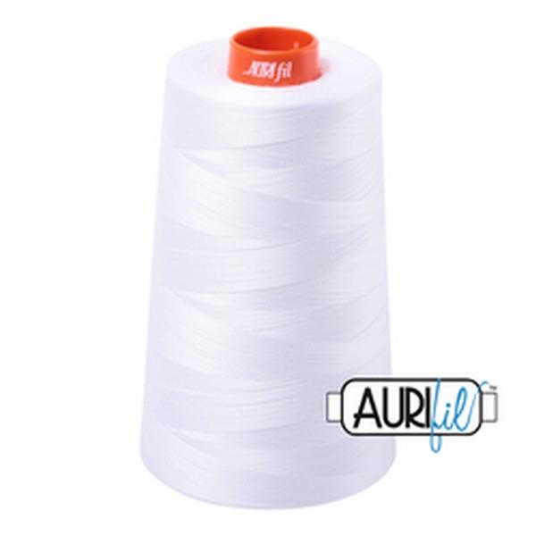 Aurifil 5900 Meter Cone 2024 White available in Canada at The Quilt Store