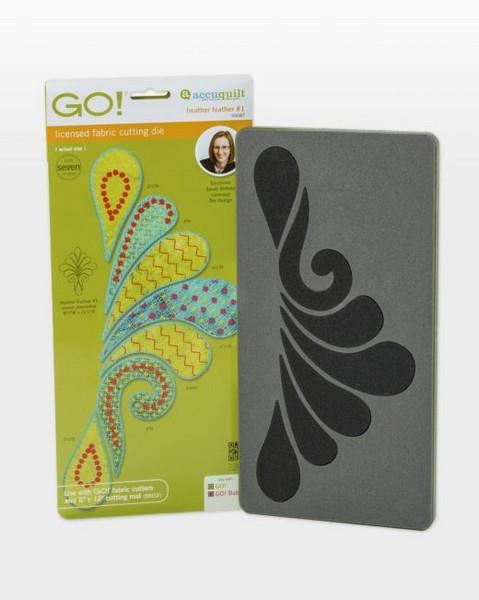 GO! Heather Feather 1 Die available in Canada at The Quilt Store