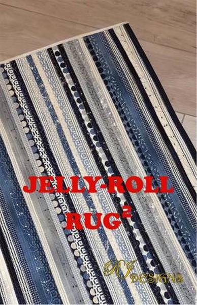 Jelly-Roll Rug 2 Pattern available at The Quilt Store