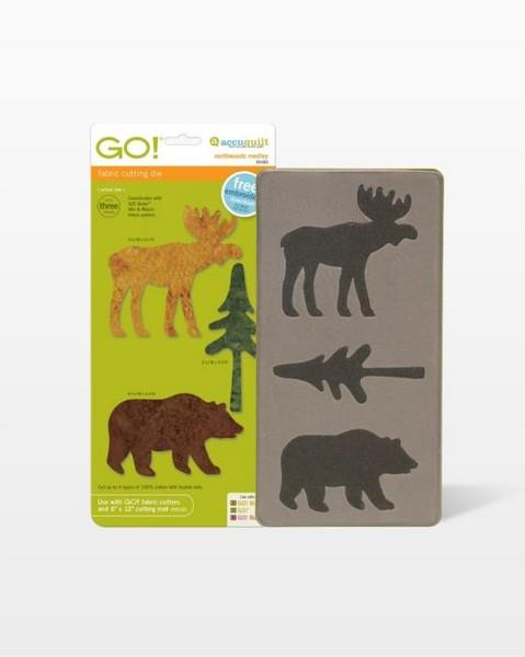 Accuquilt GO! Northwoods Medley die available in Canada at The Quilt Store