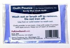 Quilt Pounce Blue Refill Wash / Brush Out available at The Quilt Store