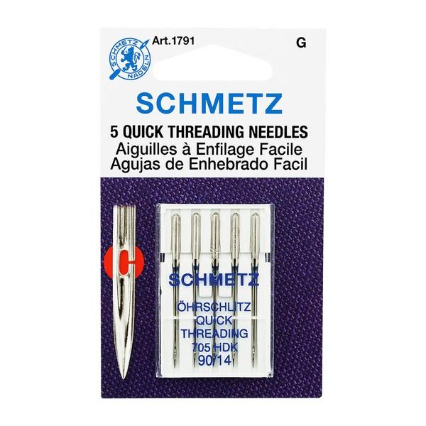 Schmetz quick Threading Machine Needles available in Canada at The Quilt Store
