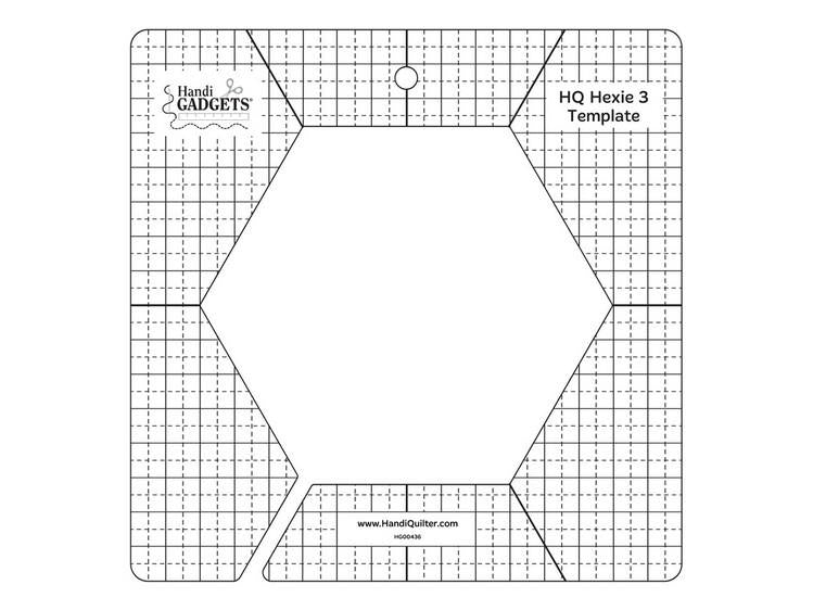 Handi Quilter 3" Hex Template available in Canada at The Quilt Store