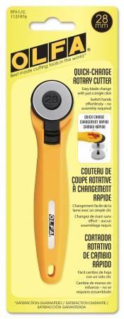 Olfa 28mm Quick Change Rotary Cutter available in Canada at The Quilt Store