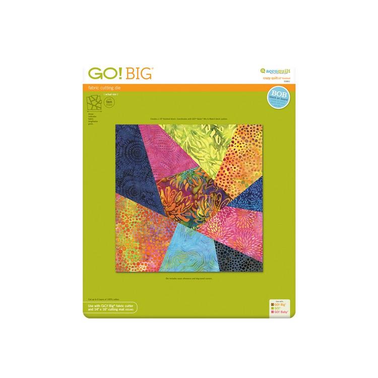 GO! Big Crazy Quilt 10" Finished available in Canada at The Quilt Store