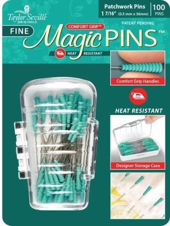 Taylor Mate Magic fine Patchwork Pins available in Canada at The Quilt Store