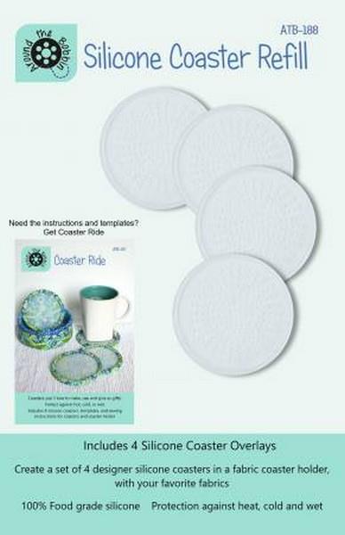 Around The Bobbin Silicone Coaster Refils available in Canada at The Quilt Store