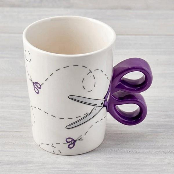 Sew Thirsty Scissor Handle Coffee Mug