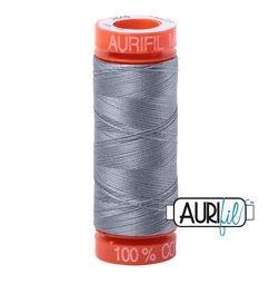 Aurifil 2610 Light Blue Grey 50 wt 200m available in Canada at The Quilt Store