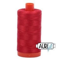 Aurifil 2265 - Lobster Red 50 wt available in Canada at The Quilt Store