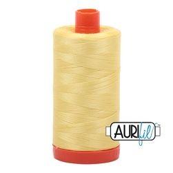 Aurifil 2115 Lemon 50 wt available in Canada at The Quilt Store