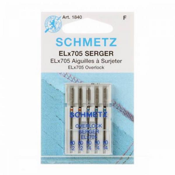 Schmetz Overlock/Serger Needles ELx705 available in Canada at The Quilt Store 