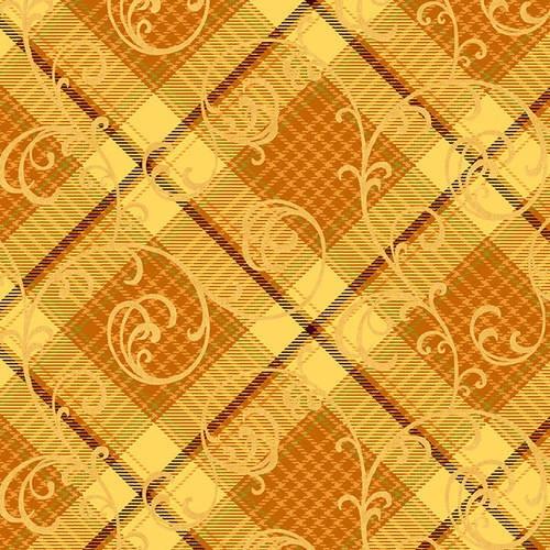 Autumn Time Orange Plaid available in Canada at The Quilt Store