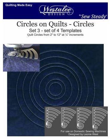 Westalee Circles on Quilts - Circles set available in Canada at The Quilt Store