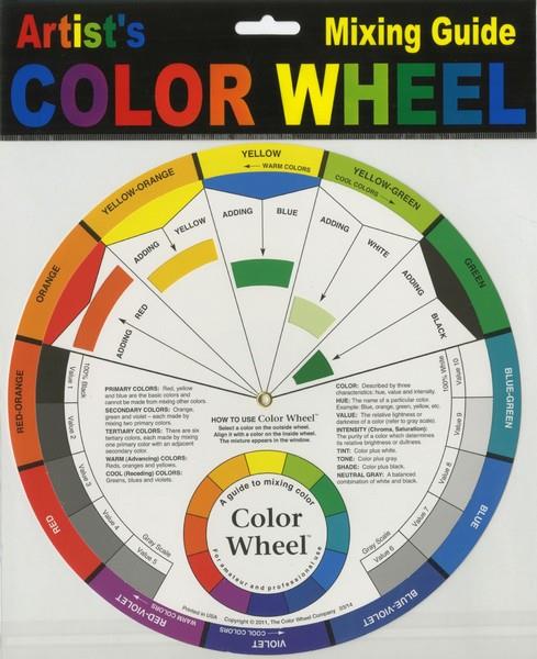 Color Wheel Mixing Guide 9 1/4"