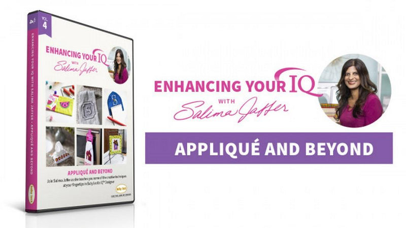 Enhance your IQ with Salima Jaffer - Volume 4 Applique and Beyond available in Canada at The Quilt Store