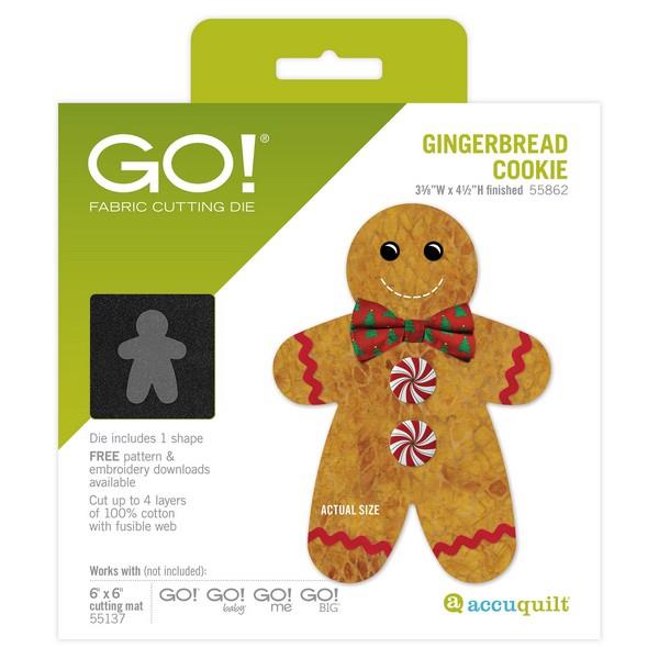 GO! Gingerbread Cookie die available in Canada at The Quilt Store