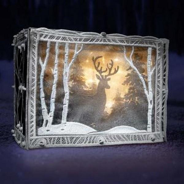 OESD Freestanding Winter Scene Light Box