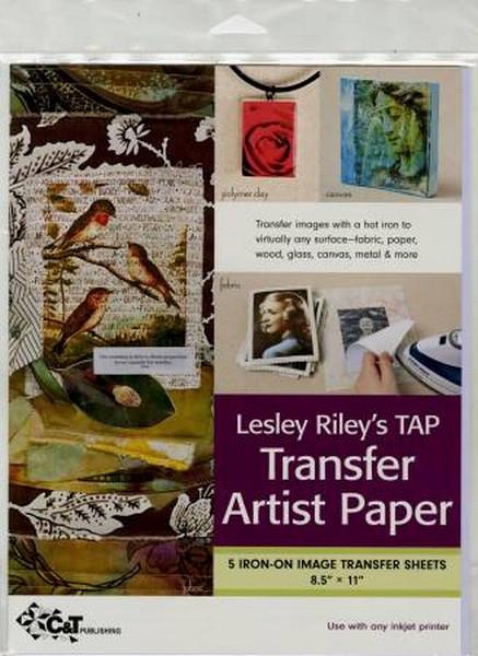 Lesley Riley's TAP Transfer Artist Paper available in Canada at The Quilt Store