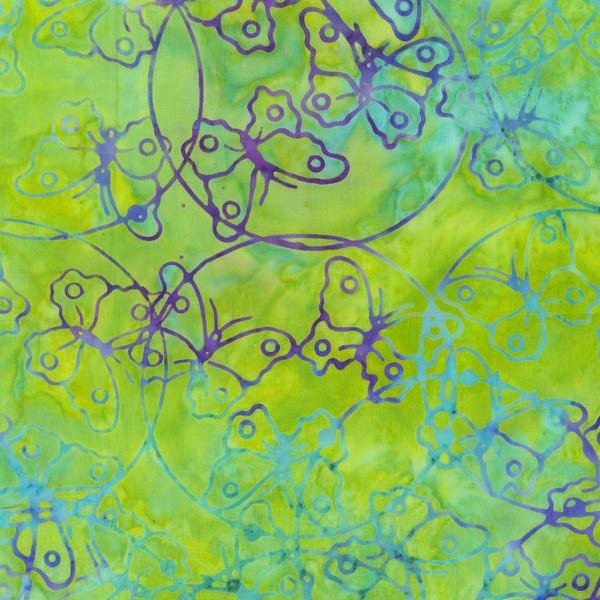 Anthology Batik Green Butterflies