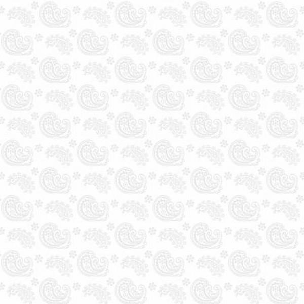 Cookie Dough Paisley White By Wilmington Fabrics available in Canada at The Quilt Store