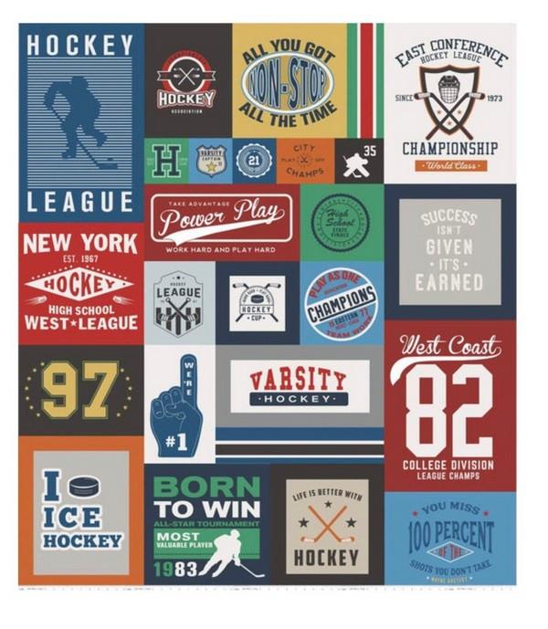 Varsity Hockey Panel (56" x 64")