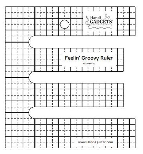 Handi Quilter Feelin' Groovy Ruler available in Canada at The Quilt Store