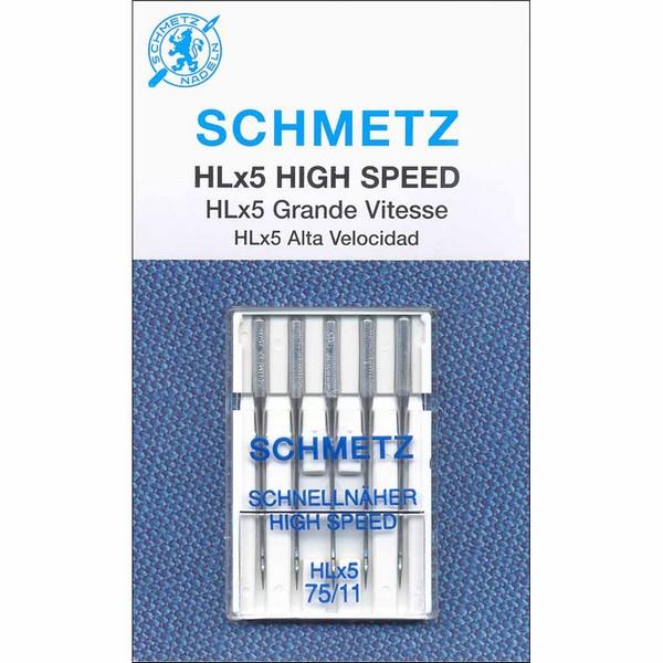Schmetz High Speed HLx5 Needles 75/11 - 5 Count