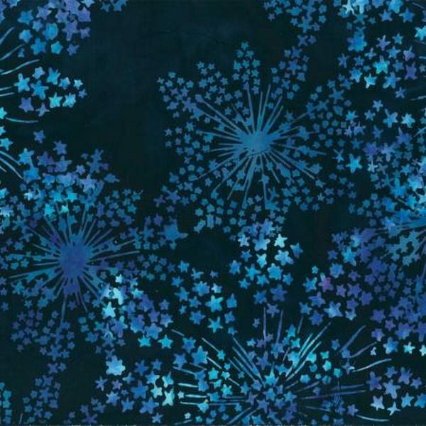 Starburst Deep Blue Batik