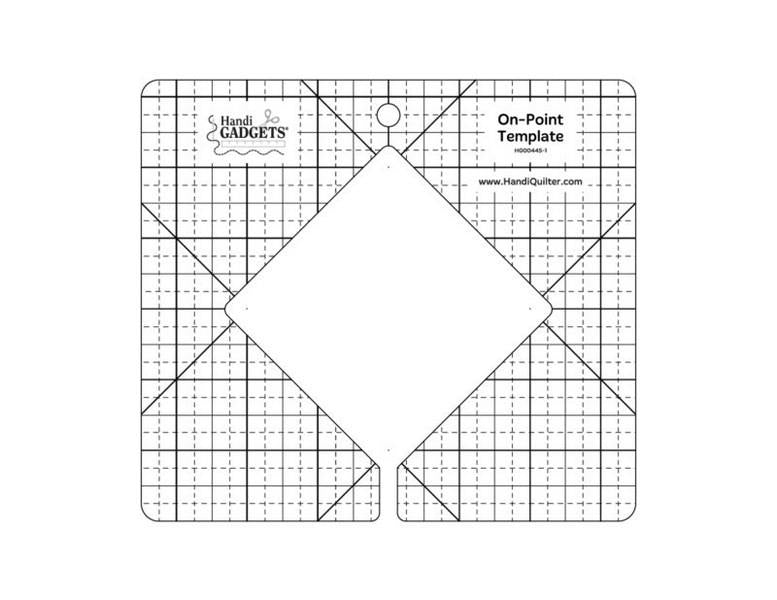 Handi Quilter On-Point Template available in Canada at The Quilt Store