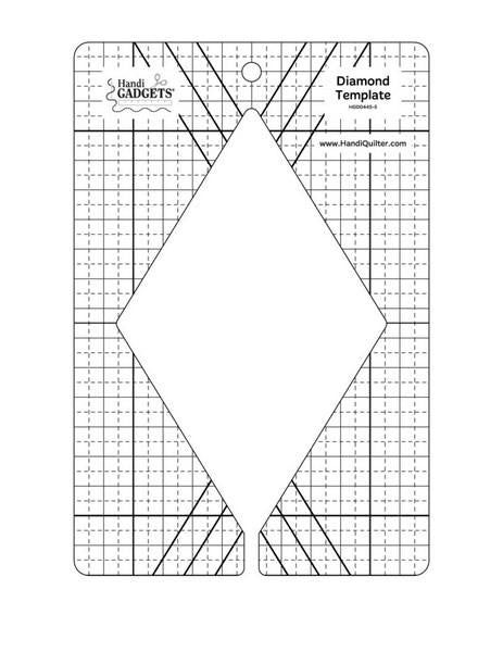 Handi Quilter Diamond Template available in Canada at The Quilt Store